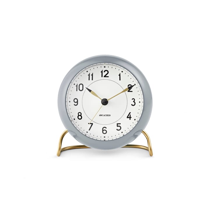 AJ Station クロック 12 cm - grey-white - Arne Jacobsen Clocks | アルネ・ヤコブセン クロック