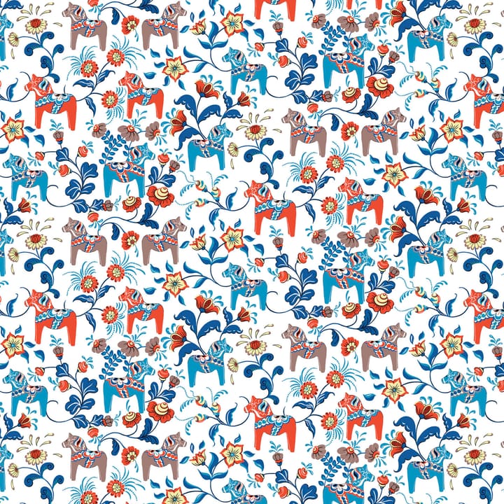 Leksand オイルクロス - Blue-orange - Arvidssons Textil | アルビットソン