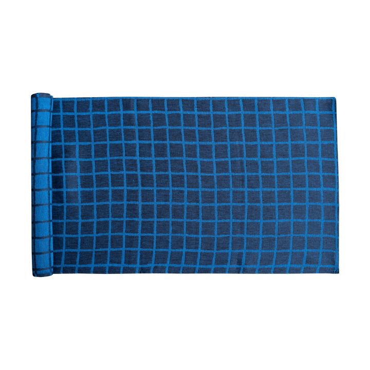 Rutig ジャガード織り テーブルランナー 45x150 cm - Blue-black - Fine Little Day | ファインリトルデイ