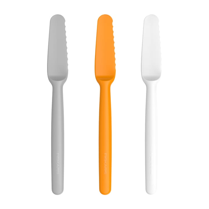 Functional Form バターナイフ 3パッ��ク - grey-orange-white - Fiskars | フィスカース