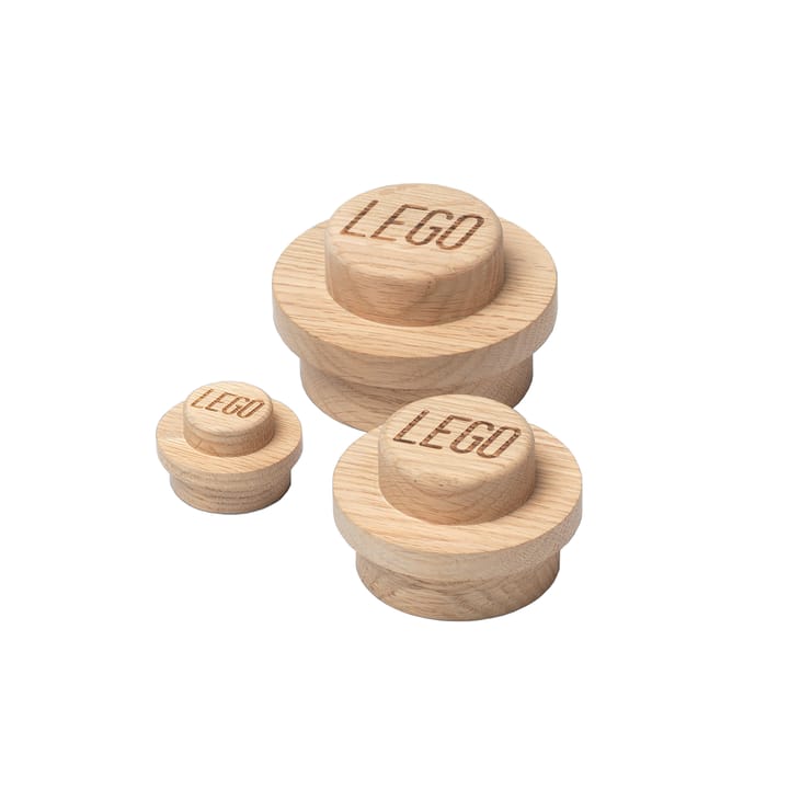 LEGO ウッドウォールハンガー セット - Soaped oak - Lego