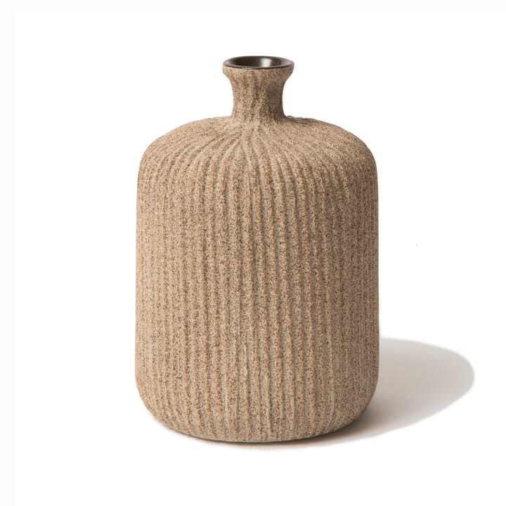 Bottle 花瓶 - Sand medium stripe, medium - Lindform | リンドフォーム
