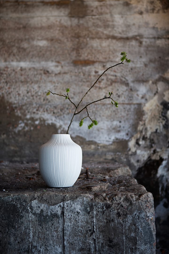 Kyoto 花瓶 - Sand white stone stripe - Lindform | リンドフォーム