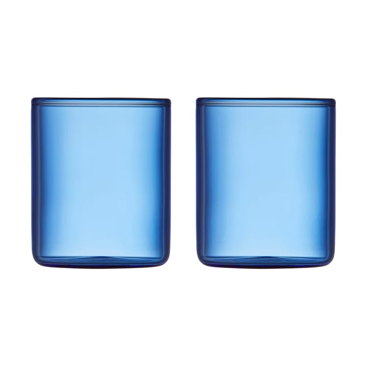Torino ショットグラス 6 cl 2本セット - Blue - Lyngby Glas