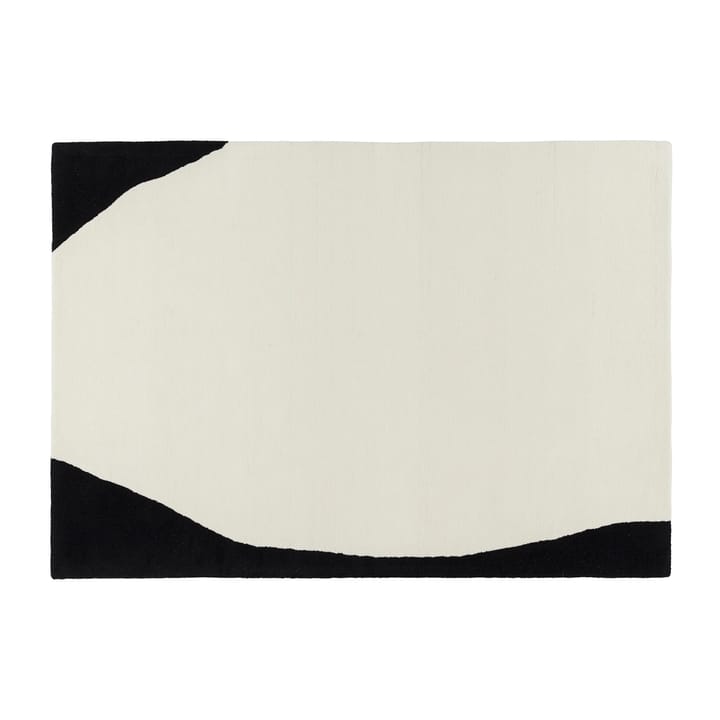 Flow ウールカーペット white-black - 170x240 cm - Scandi Living | ス��カンジリビング