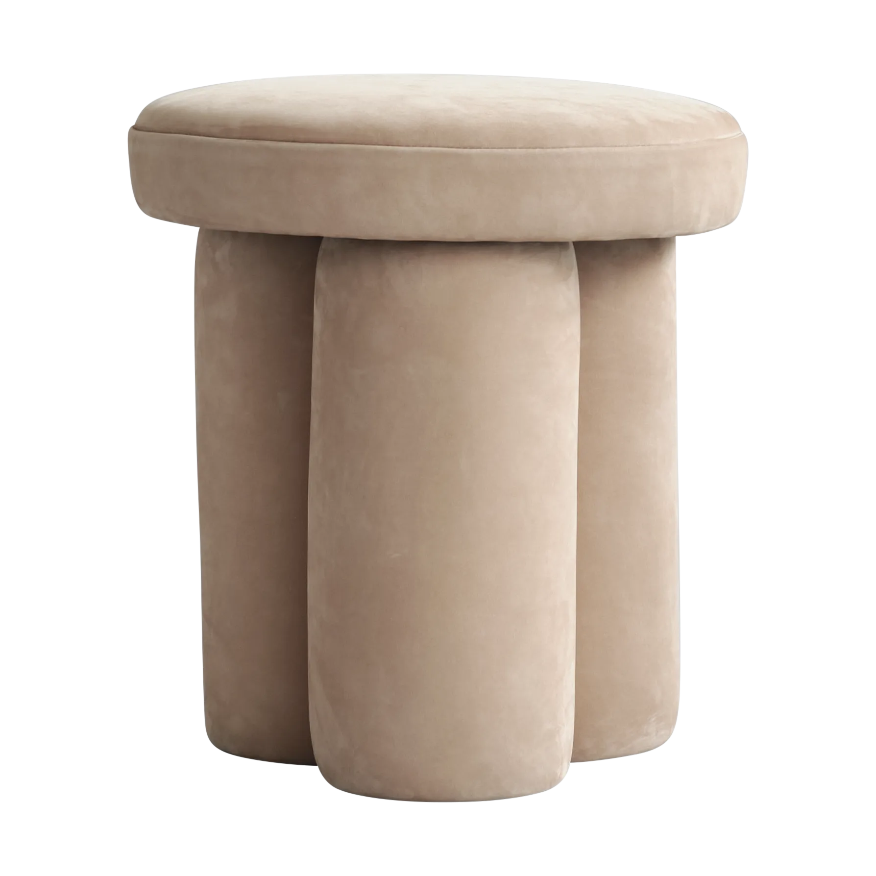 Big フットスツール Ø38x43 cm, Nubuck 101 Copenhagen