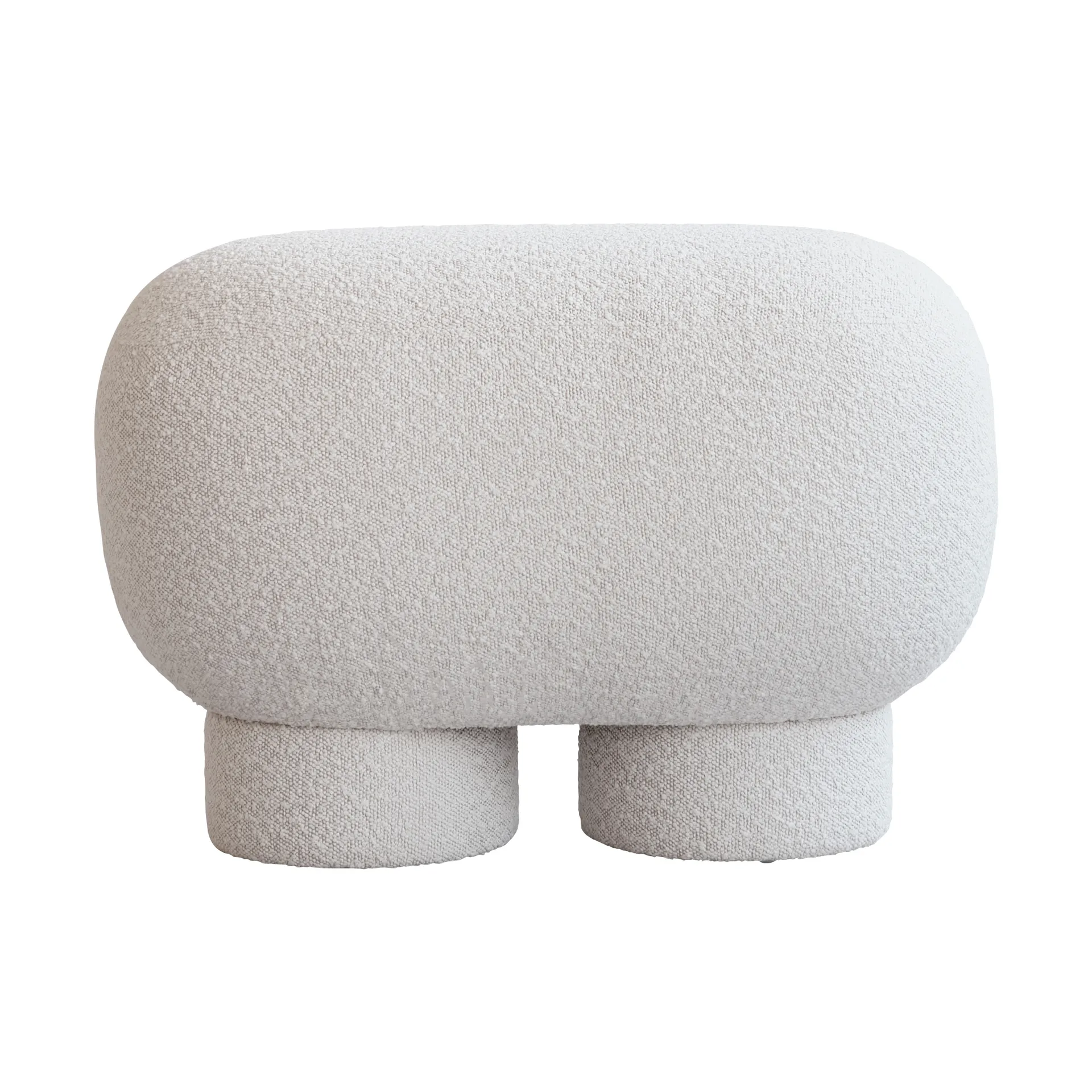 Big Foot petit ベンチ 70x47 cm, Bouclé 101 Copenhagen