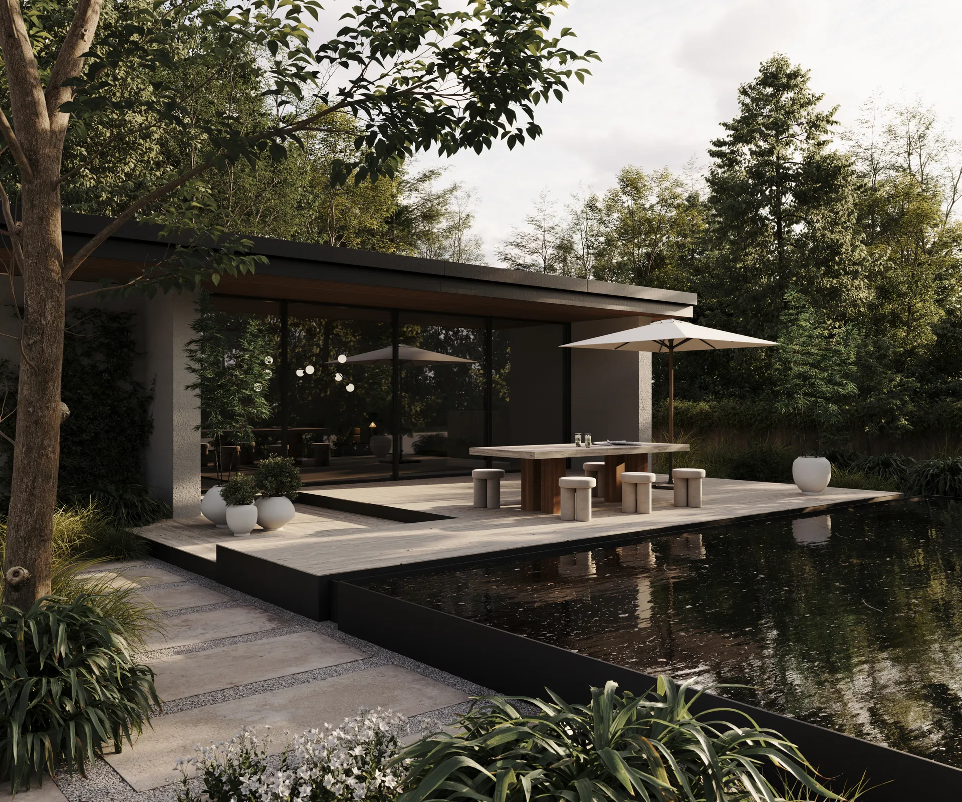 Big フットスツール , Warm Ash 101 Copenhagen