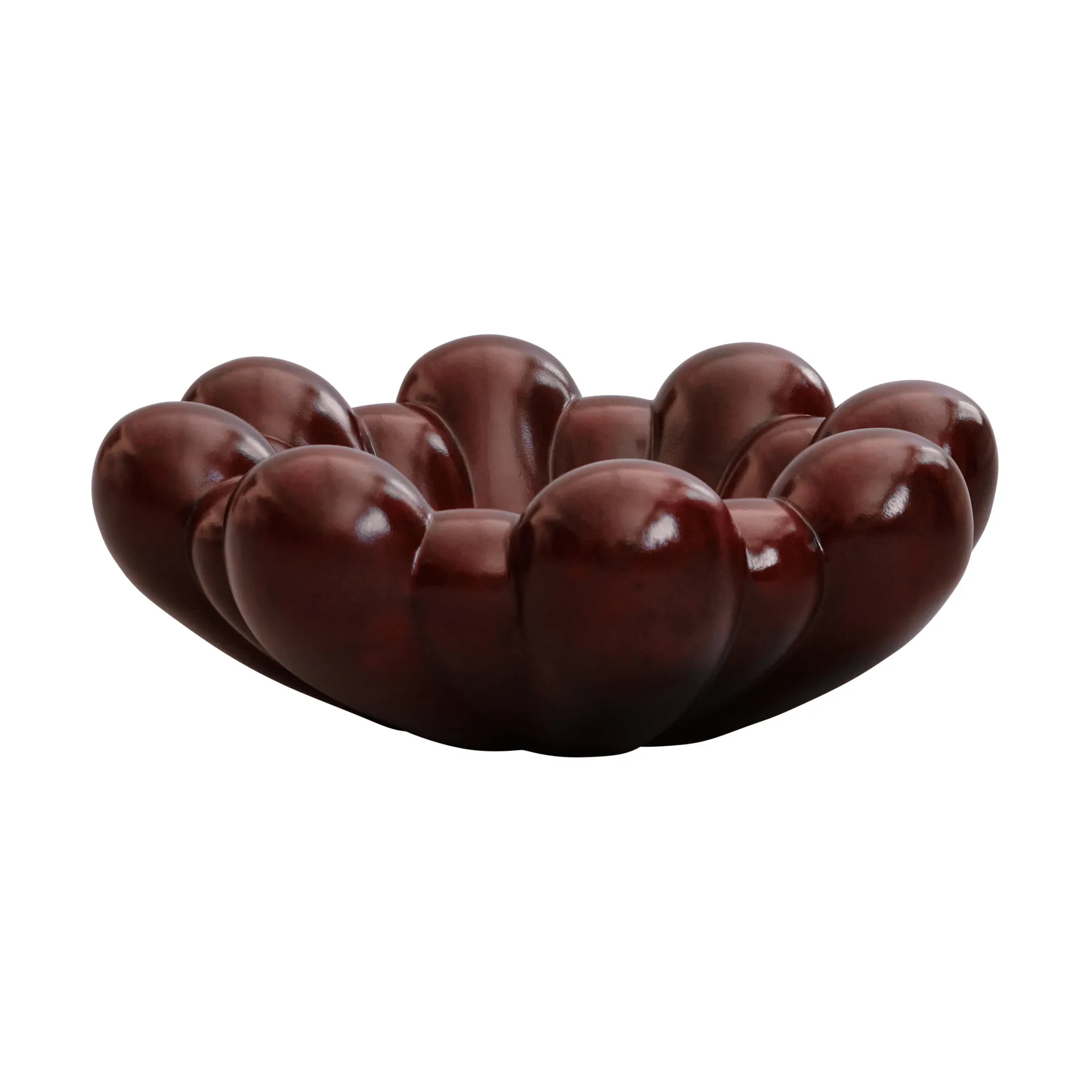 Bloom トレイ ボウル large, Maroon 101 Copenhagen