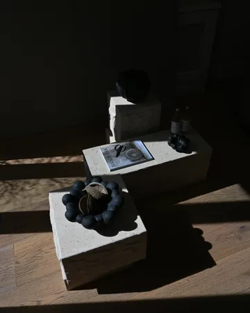 Bloom トレイボウル Medium Ø28.5 cm - Black - 101 Copenhagen