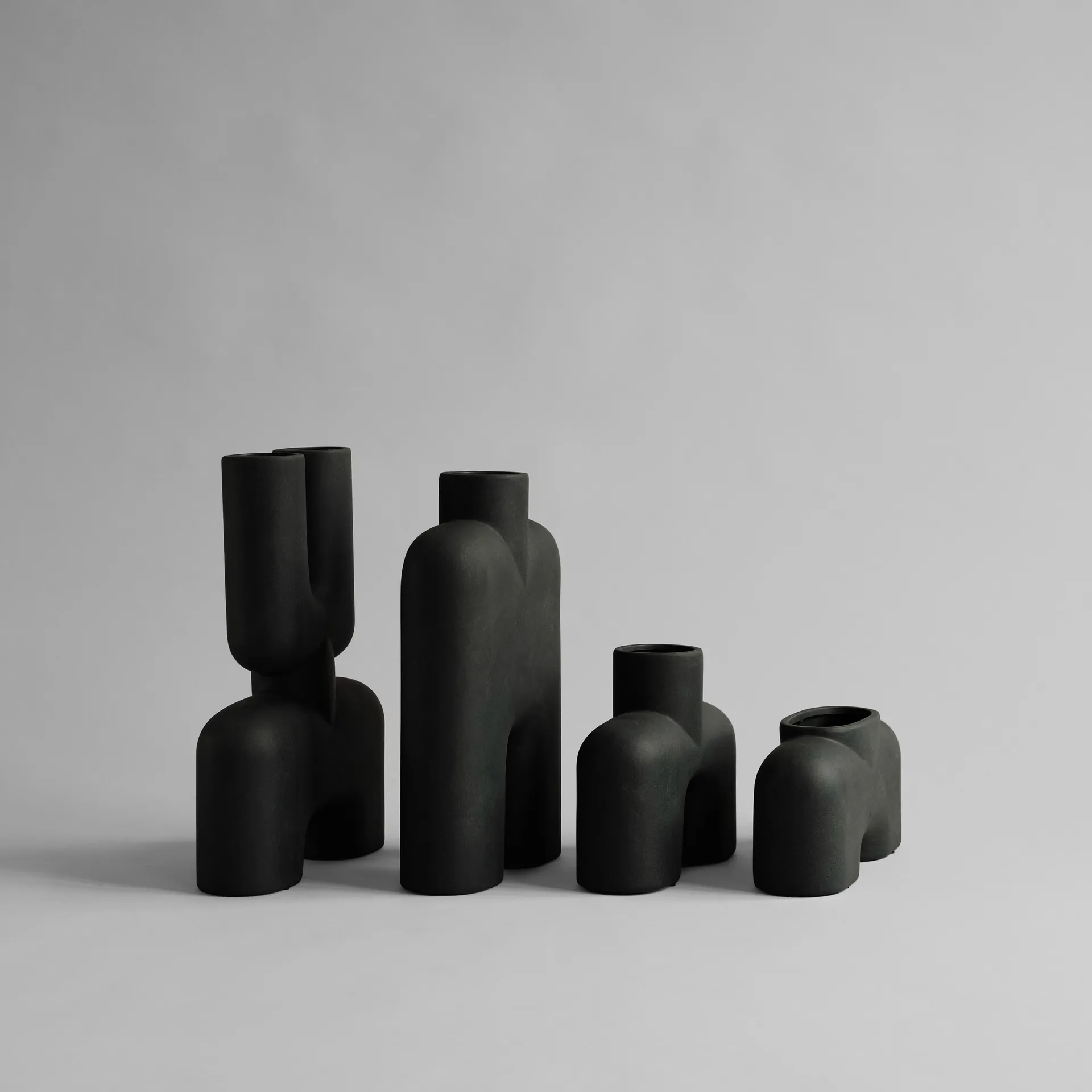 Cobra Double Medio 花瓶 34x47 cm, Black 101 Copenhagen