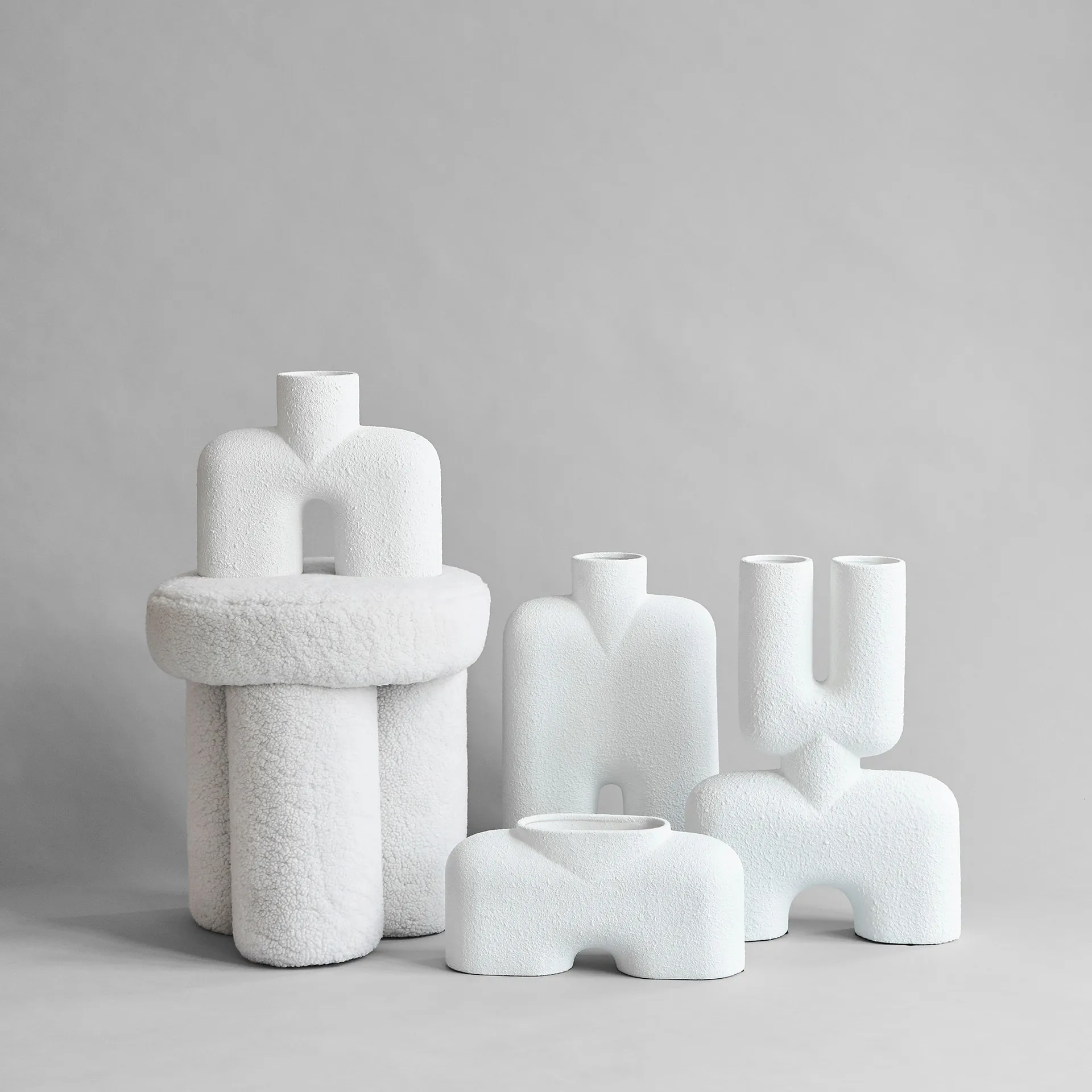 Cobra Double Medio 花瓶 34x47 cm, Bubble white 101 Copenhagen