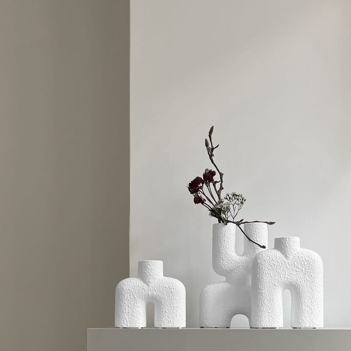 Cobra Double Mini 花瓶 22x28 cm, Bubble white 101 Copenhagen