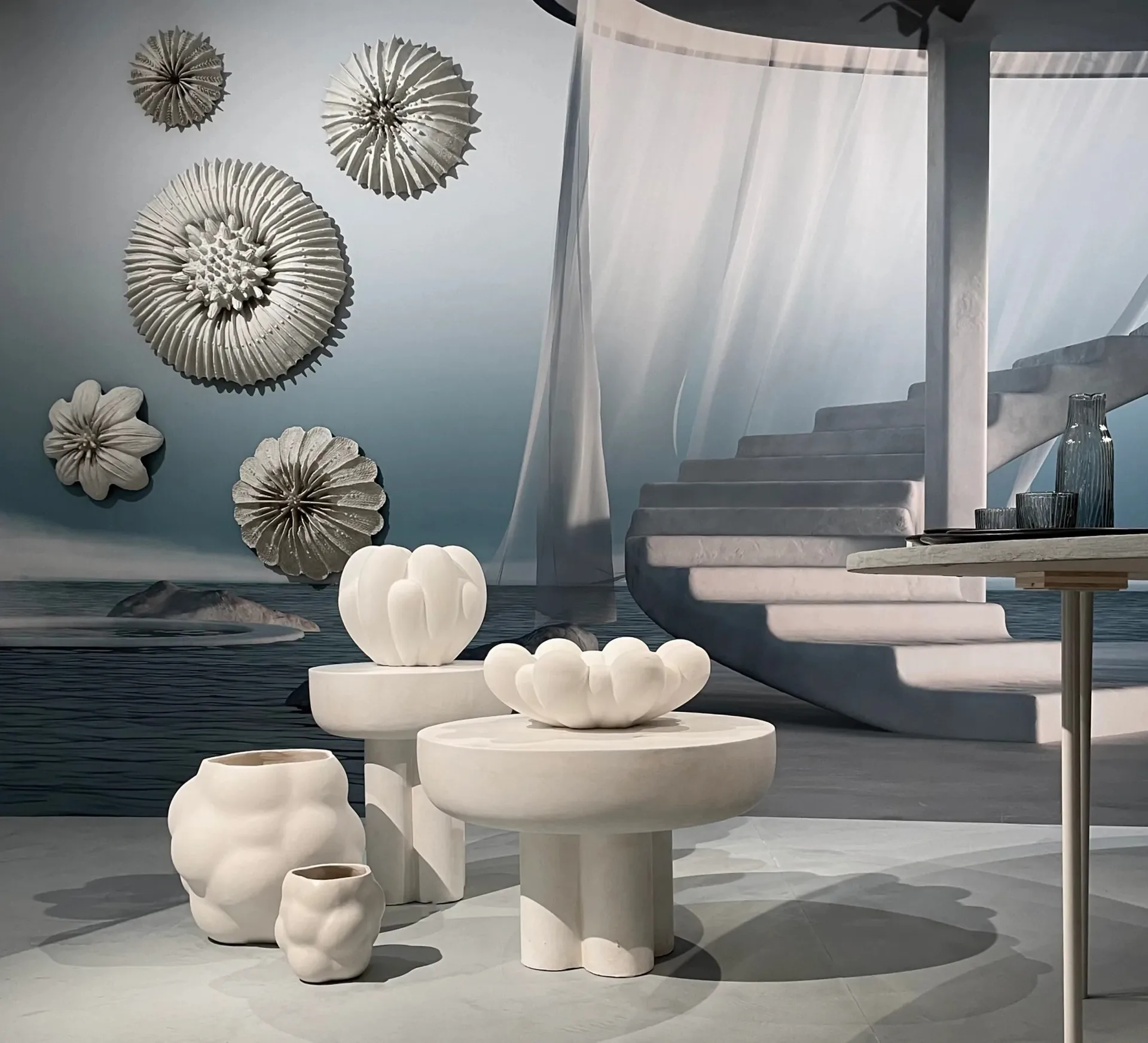 Crown サイドテーブル tall Ø45 cm, Bone white 101 Copenhagen