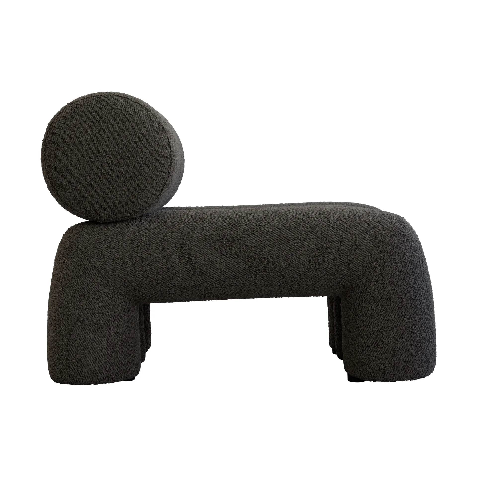 Foku チェア ラウンジアームチェア, Deep taupe 101 Copenhagen