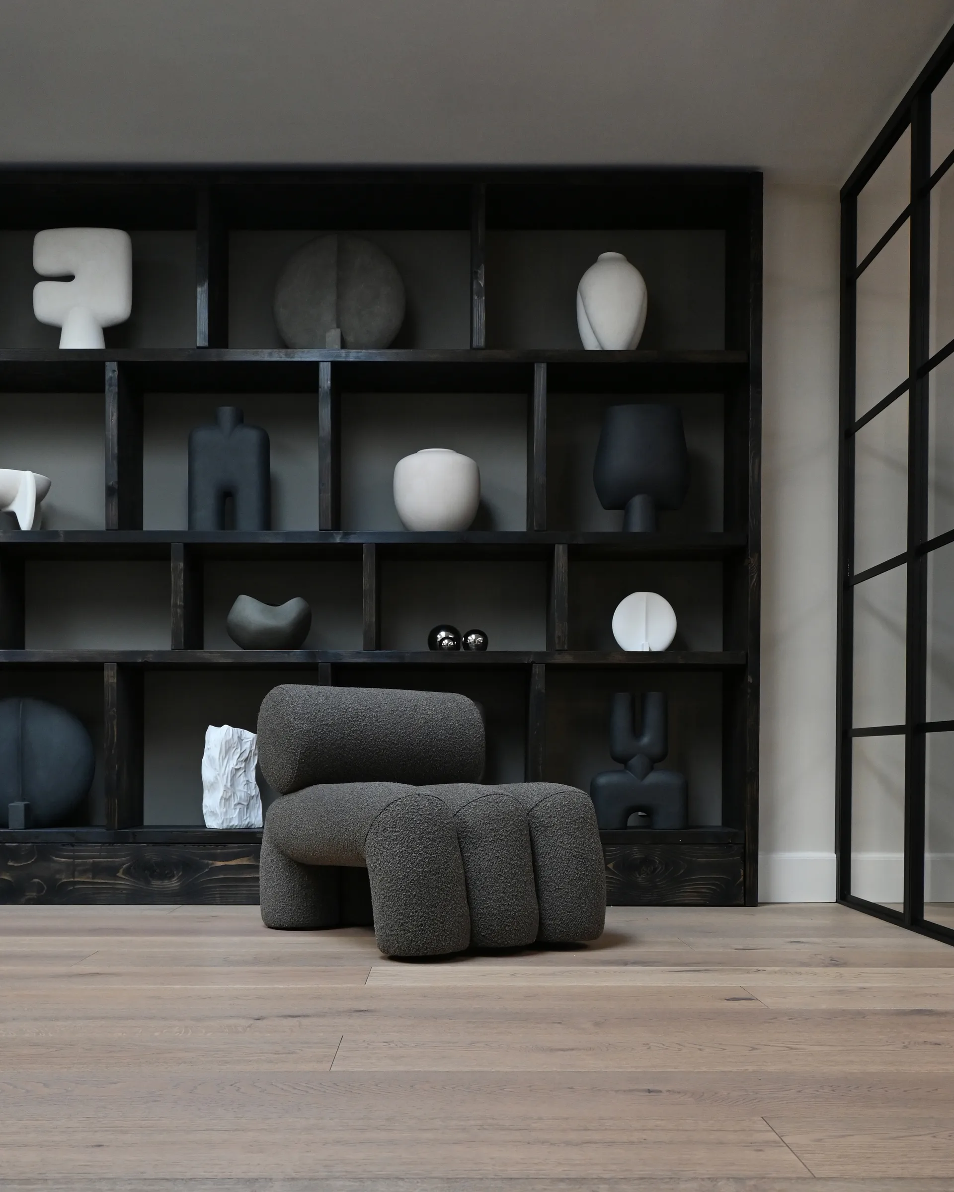 Foku チェア ラウンジアームチェア, Deep taupe 101 Copenhagen