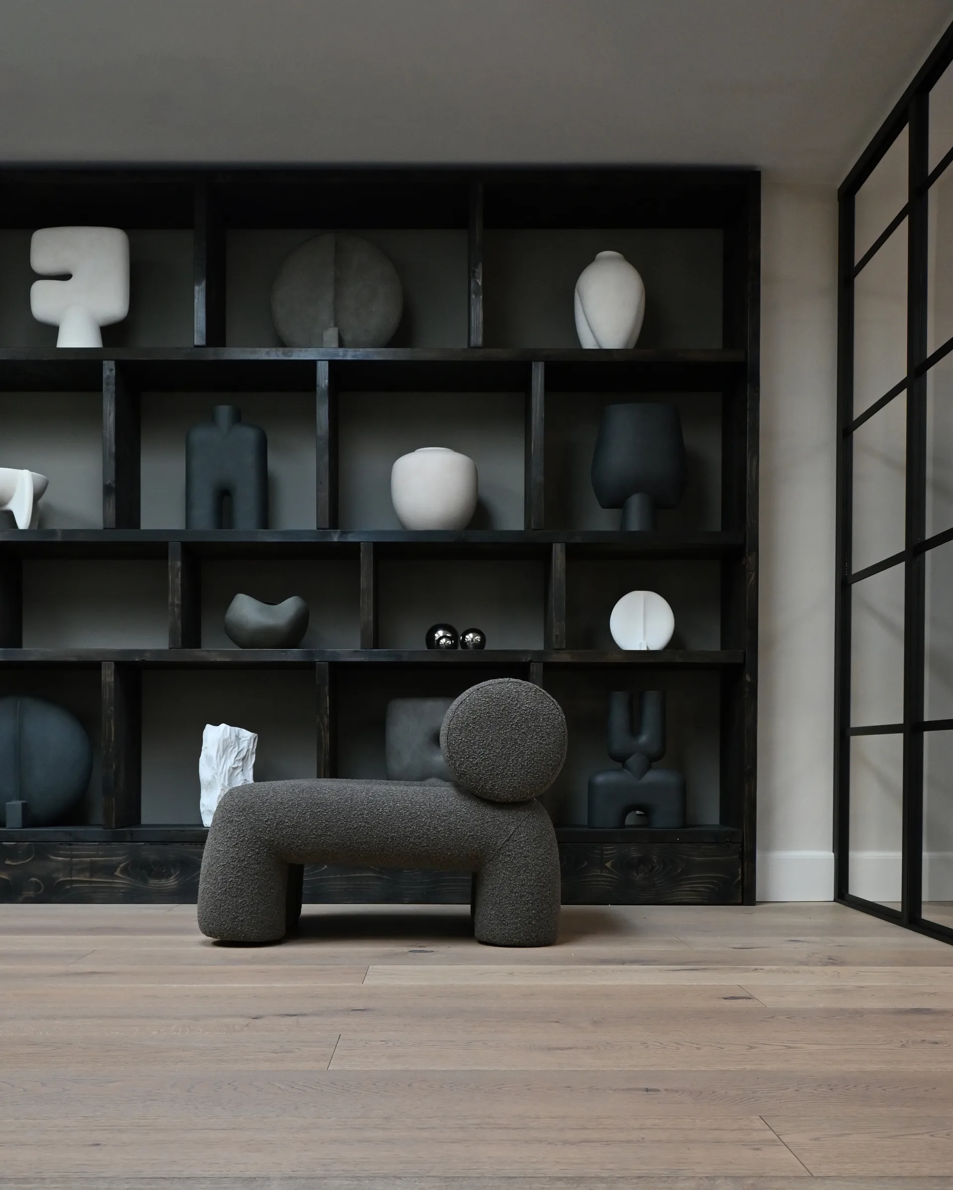 Foku チェア ラウンジアームチェア, Deep taupe 101 Copenhagen