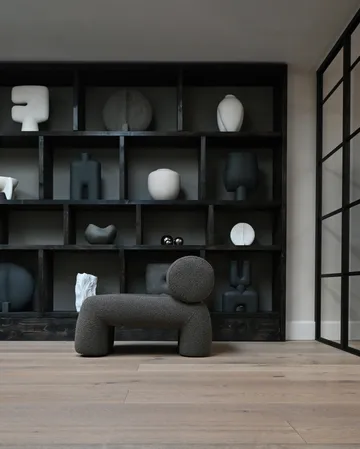 Foku チェア ラウンジアームチェア - Deep taupe - 101 Copenhagen