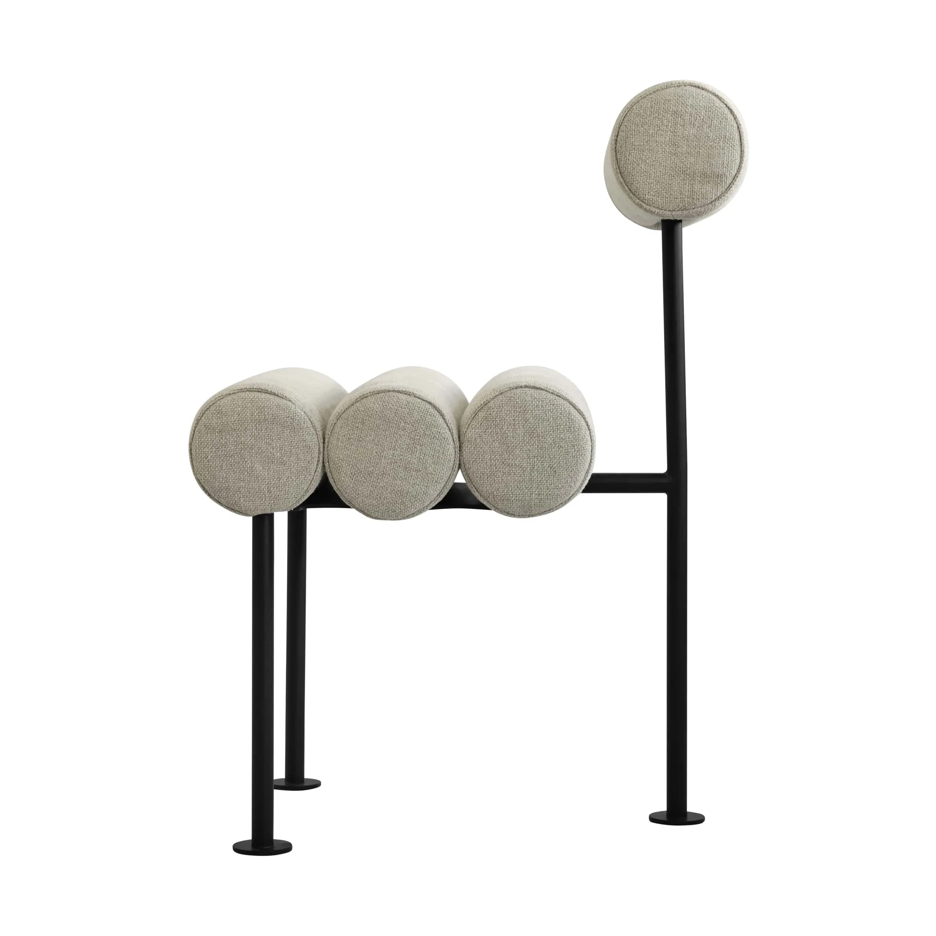 Hiro ダイニングチェア, Black frame-Sand 101 Copenhagen