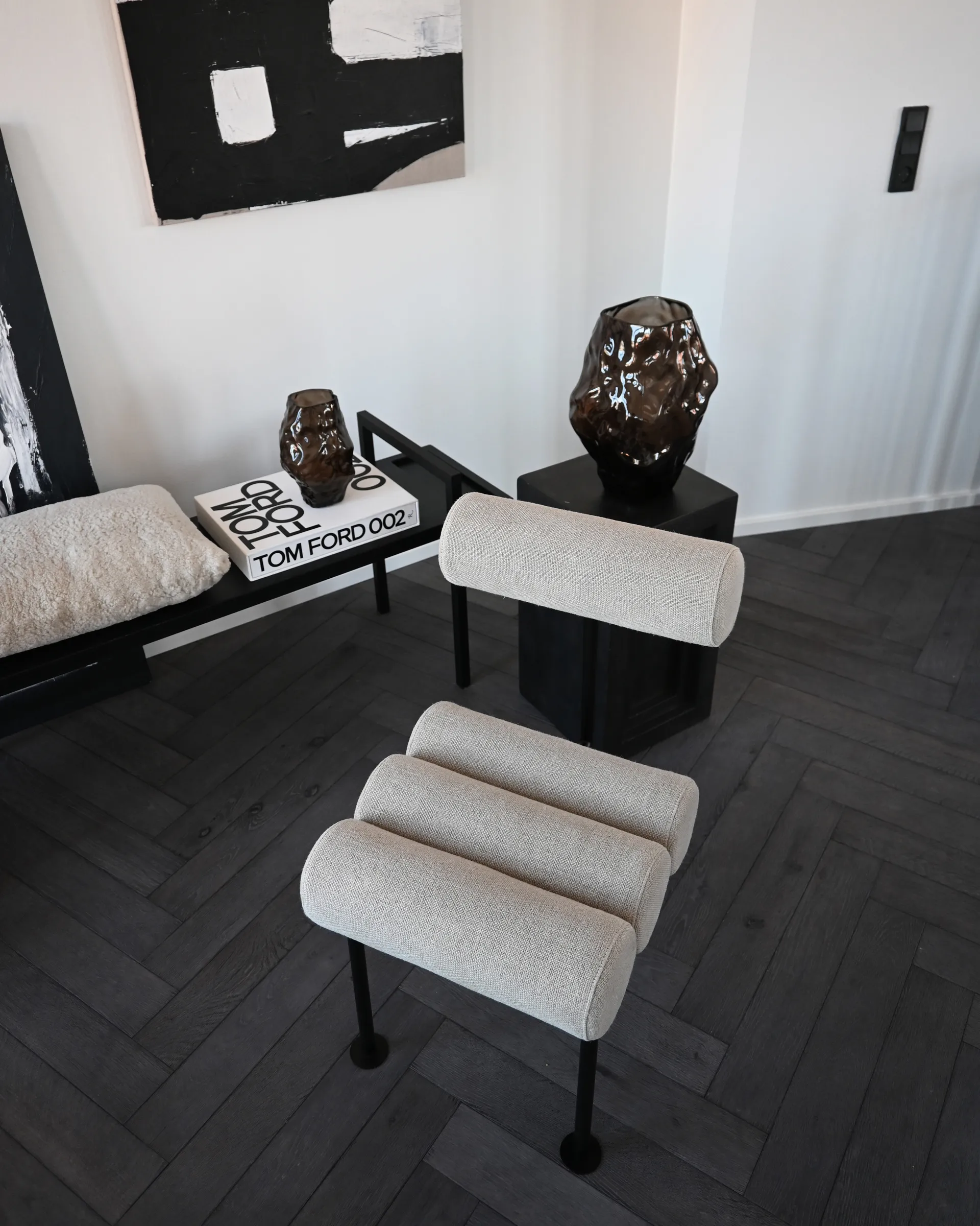 Hiro ダイニングチェア, Black frame-Sand 101 Copenhagen