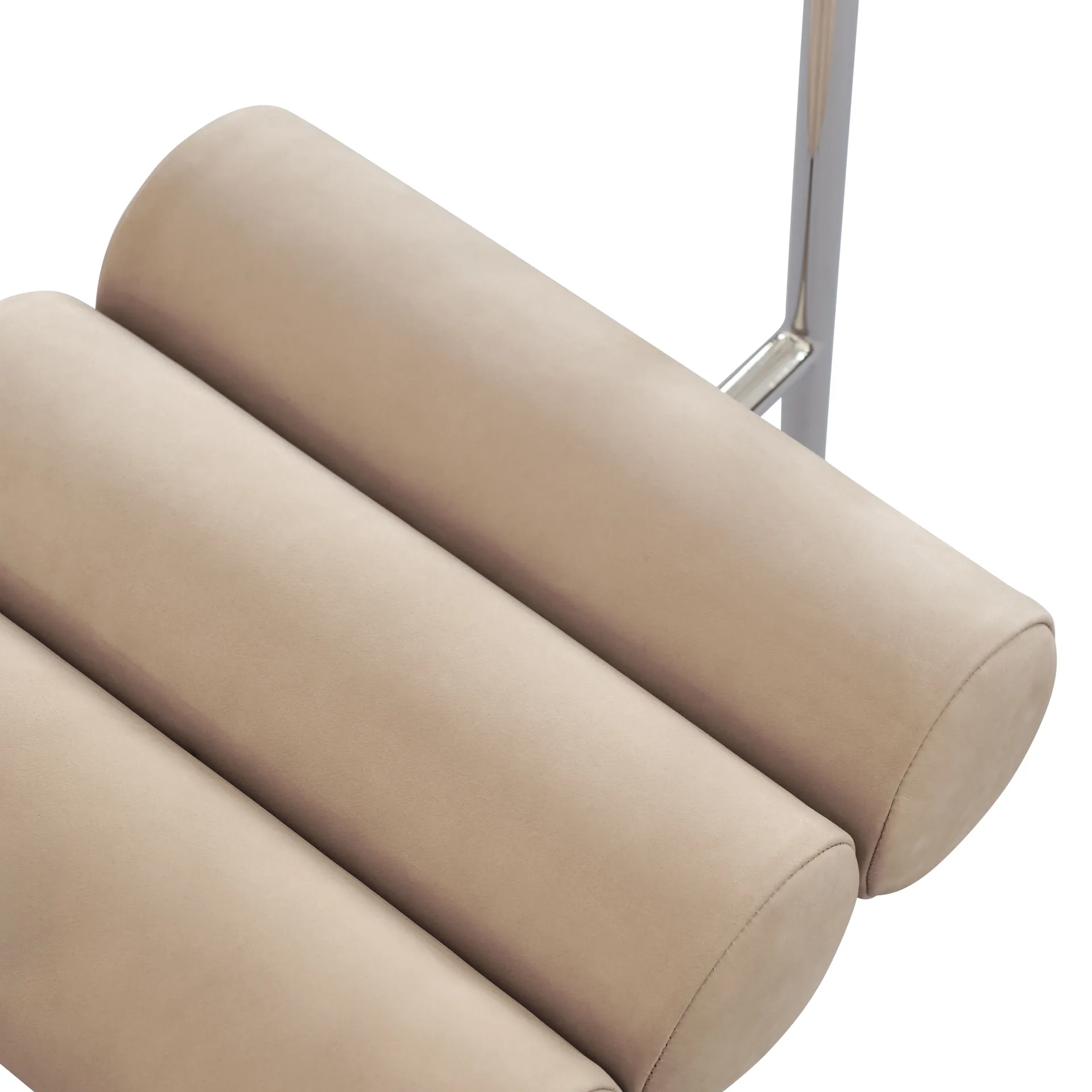 Hiro ダイニングチェア, Stainless steel-nubuck 101 Copenhagen