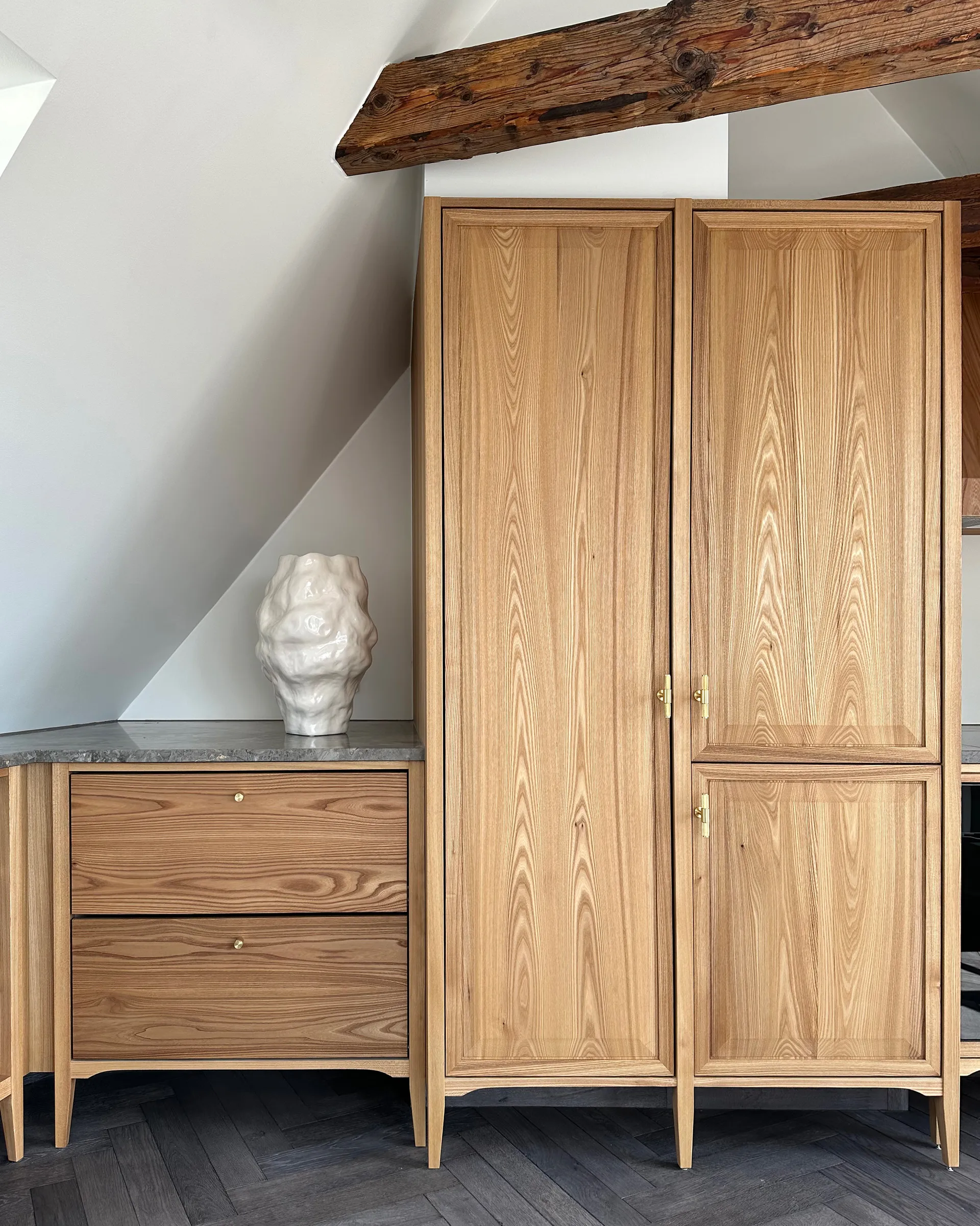 Katachi 花瓶 ミディアム, High glaze birch 101 Copenhagen