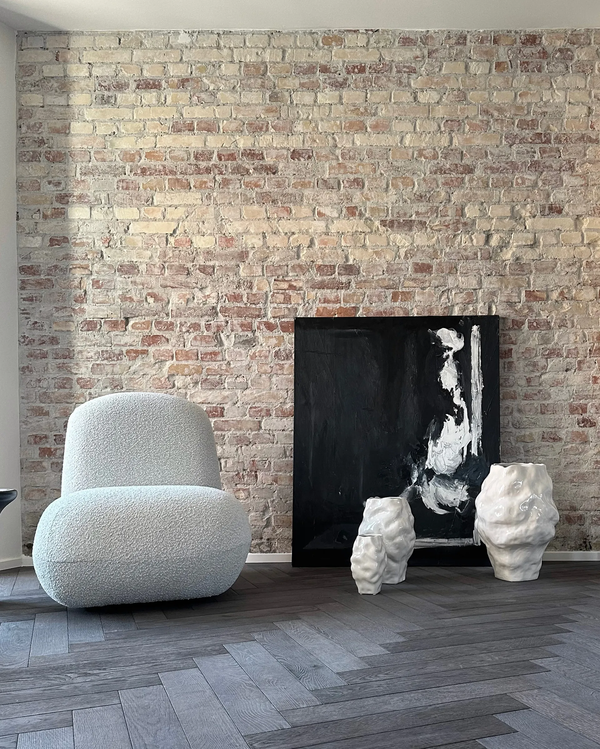 Katachi 花瓶 ミディアム, High glaze birch 101 Copenhagen