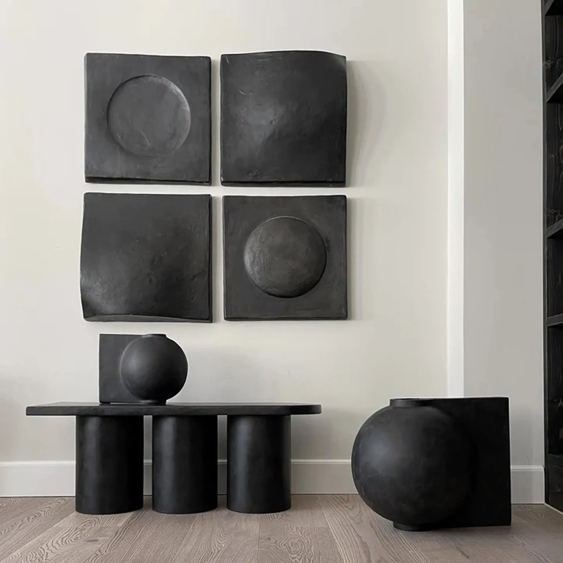 Sculpt Art Bubble ウォールデコレーション 58x58 cm, Coffee 101 Copenhagen