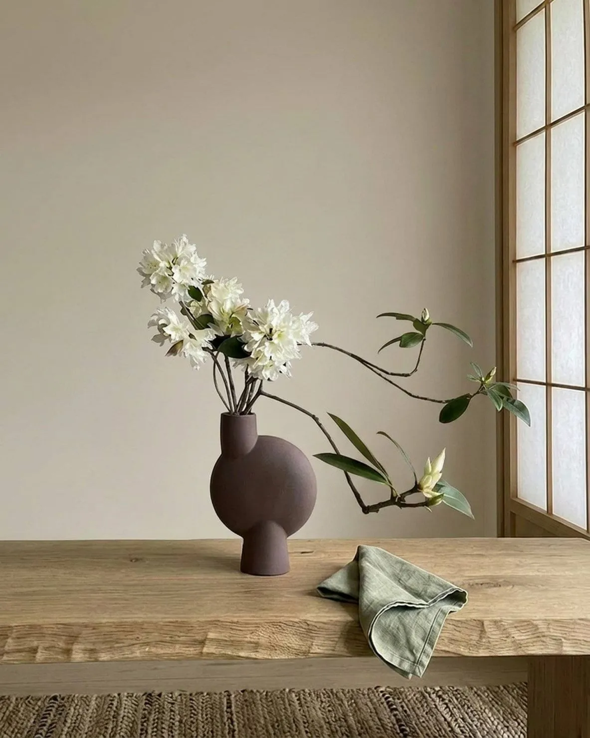 Sphere Bubl 花瓶 中, Chocolate brown 101 Copenhagen