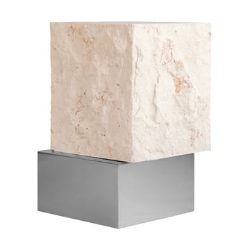 Temple サイドテーブル tall 50x33 cm - Chrome-limestone - 101 Copenhagen