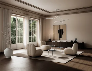 Toe ラウンジチェア bouclé - Smoked sand - 101 Copenhagen