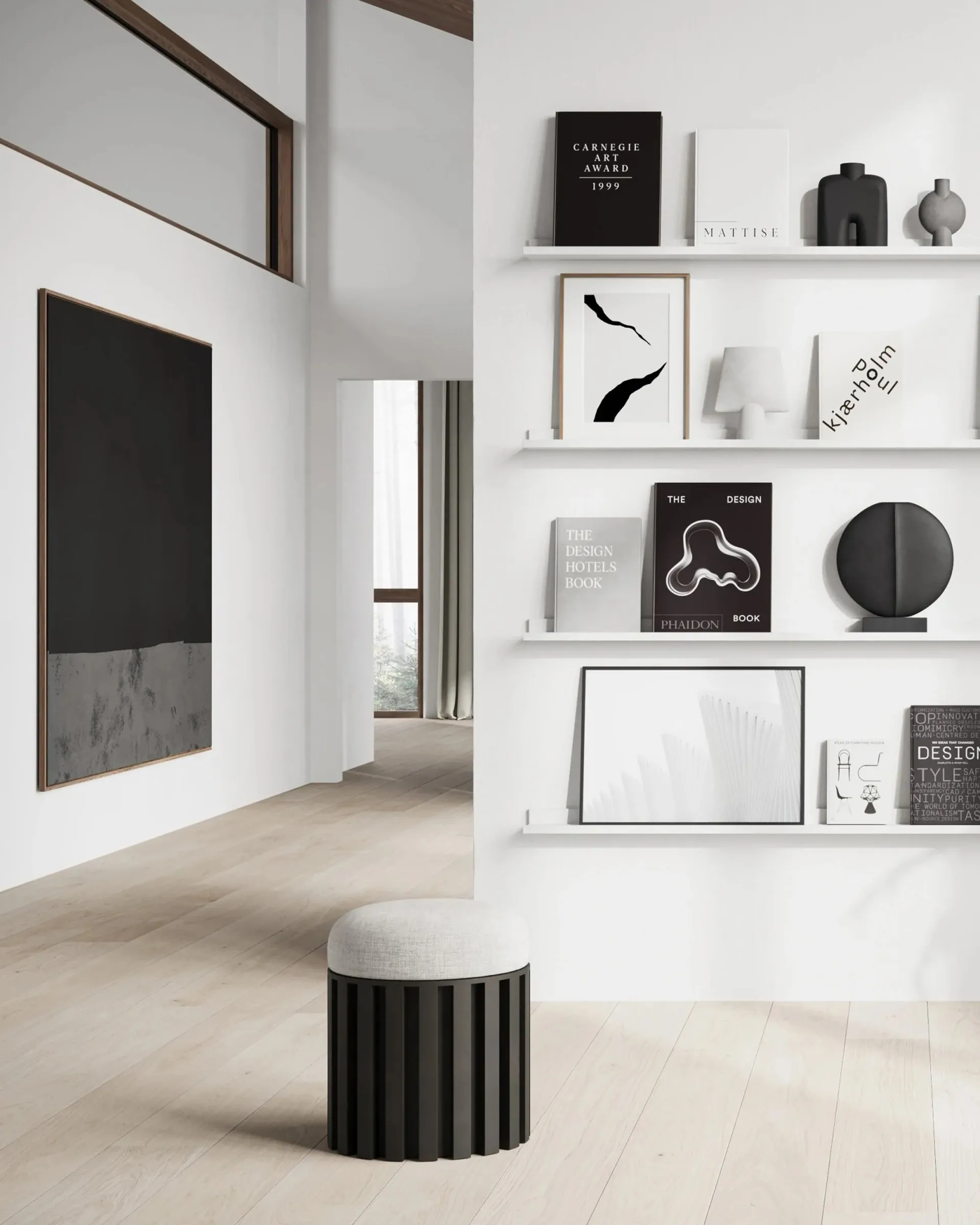 Tribu スツール リネン, Coffee-white chalk 101 Copenhagen