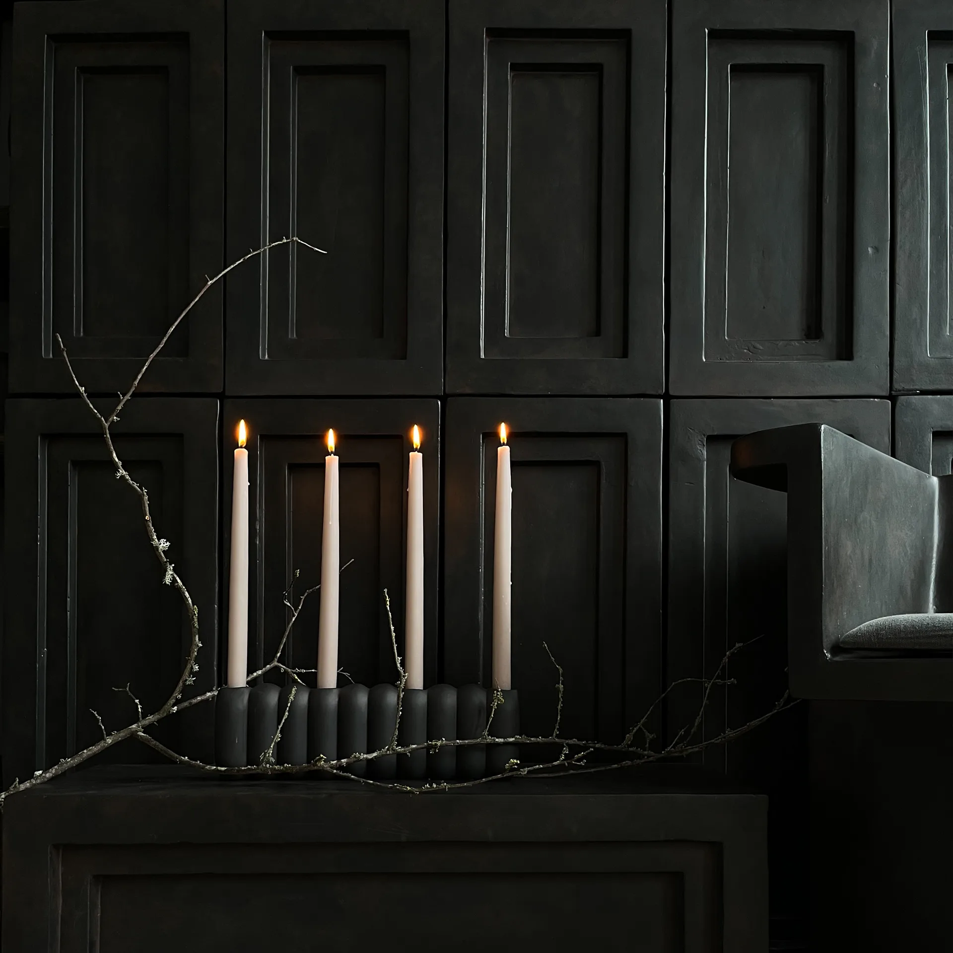 Tube キャンドルホルダー Coffee, 11x35 cm 101 Copenhagen