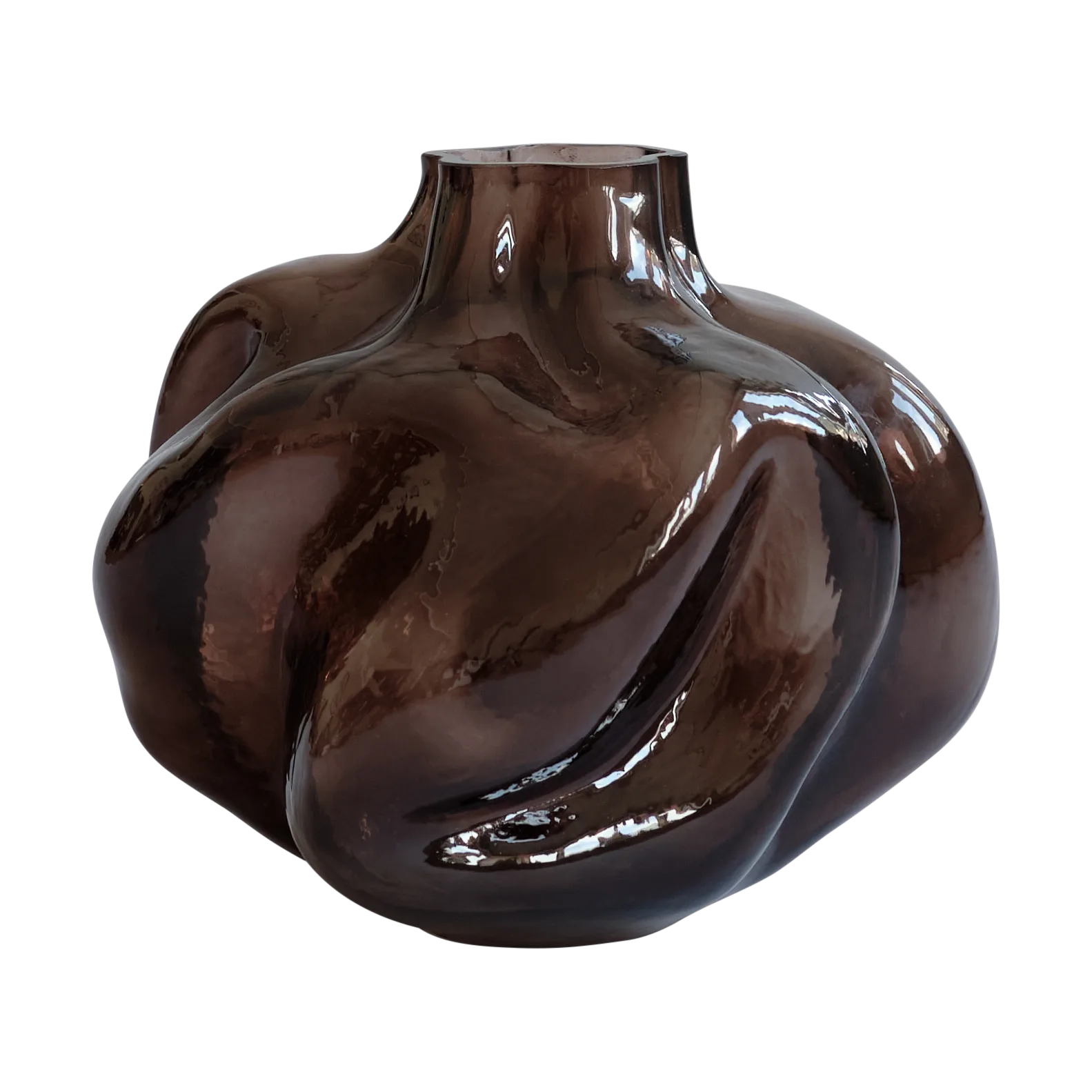 Wabi Medio 花瓶 28 cm, Smoked forest 101 Copenhagen