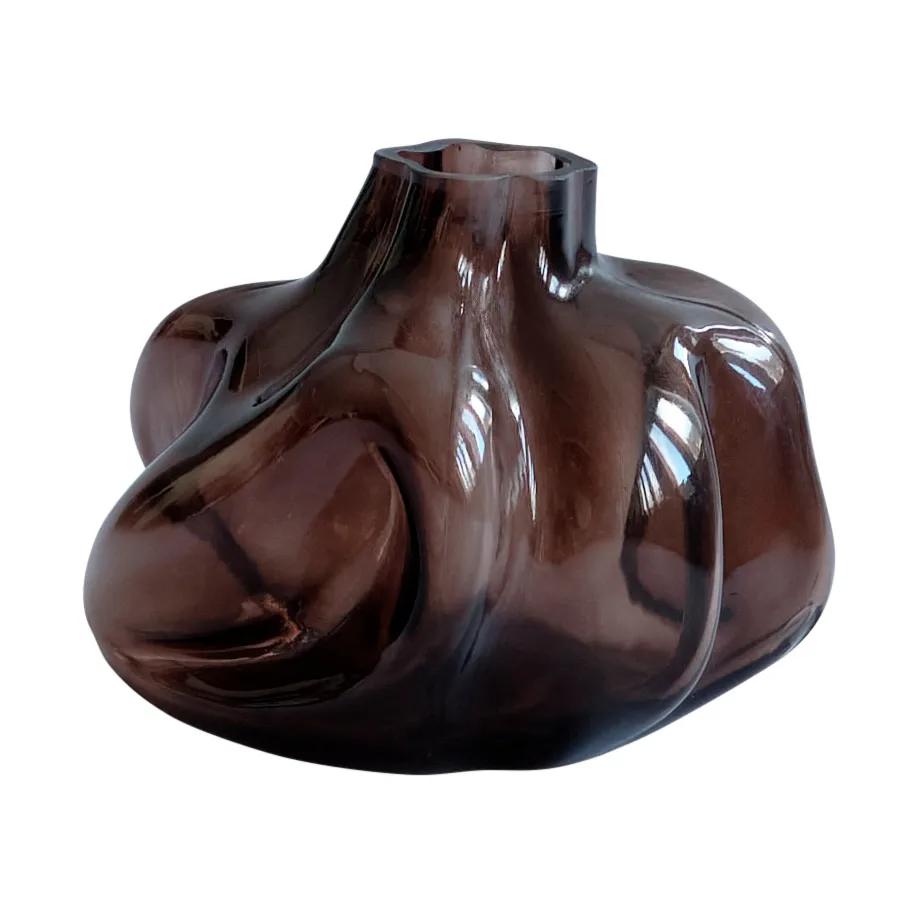 Wabi Mini 花瓶 16 cm, Smoked forest 101 Copenhagen