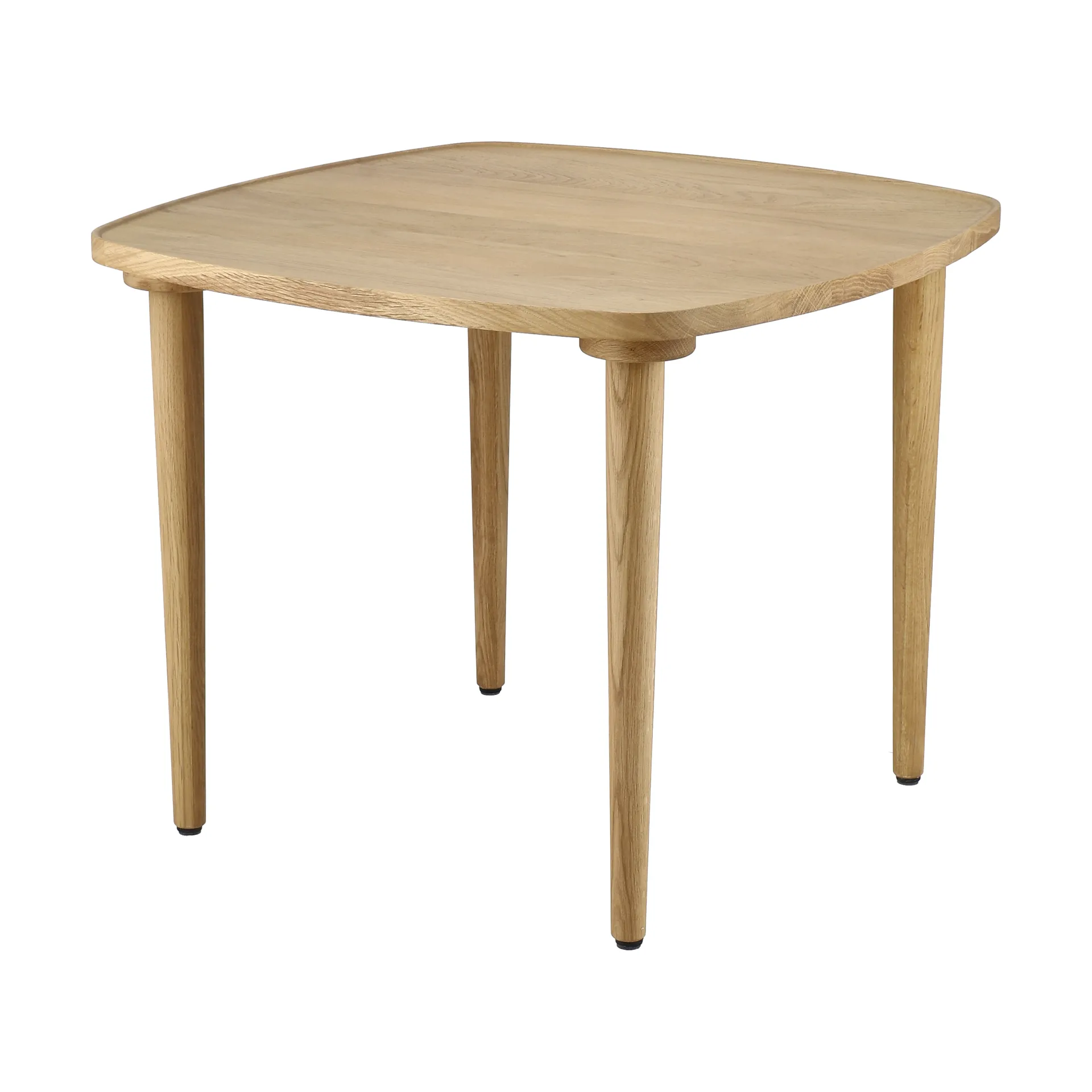 ニューヘム ソファーテーブル 59x59x47 cm, Natural lacquered oak 1898