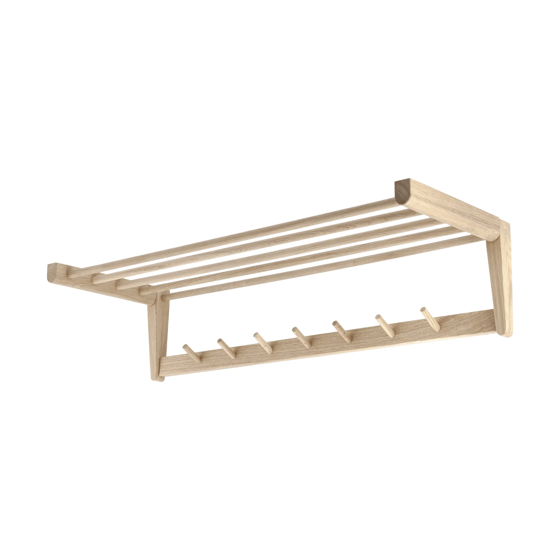 Bäckebo ハットラック, Oak, 7 knobs 1898