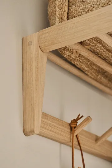 Bäckebo ハットラック - Oak, 7 knobs - 1898