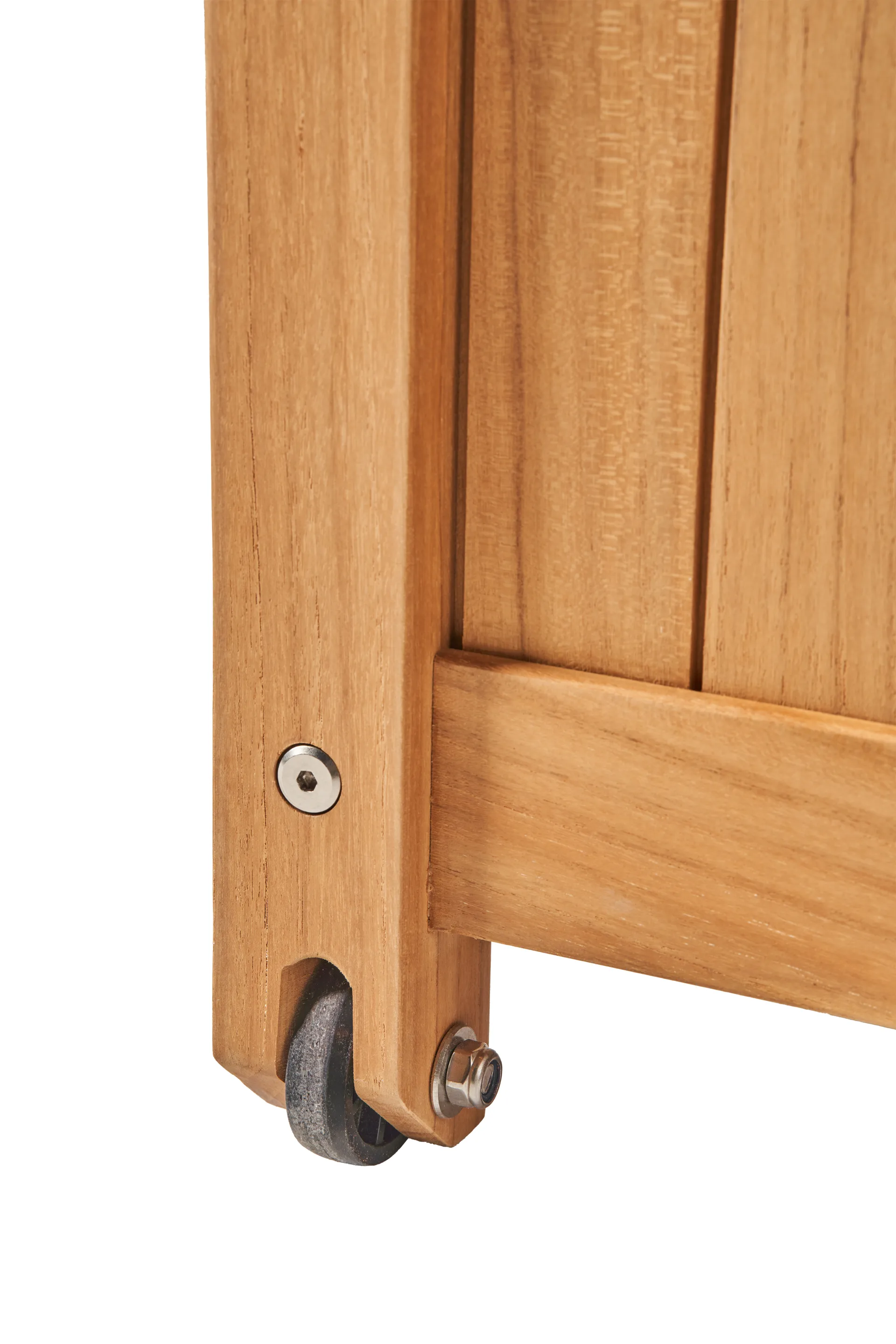 Bjärknäs クッションボックス 車輪付き S 130x50x60 cm, Teak 1898