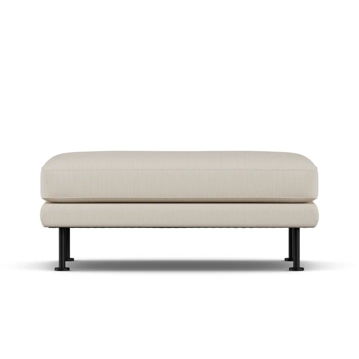 Bredhult フットスツール - Jump Beige 1956-black steel - 1898