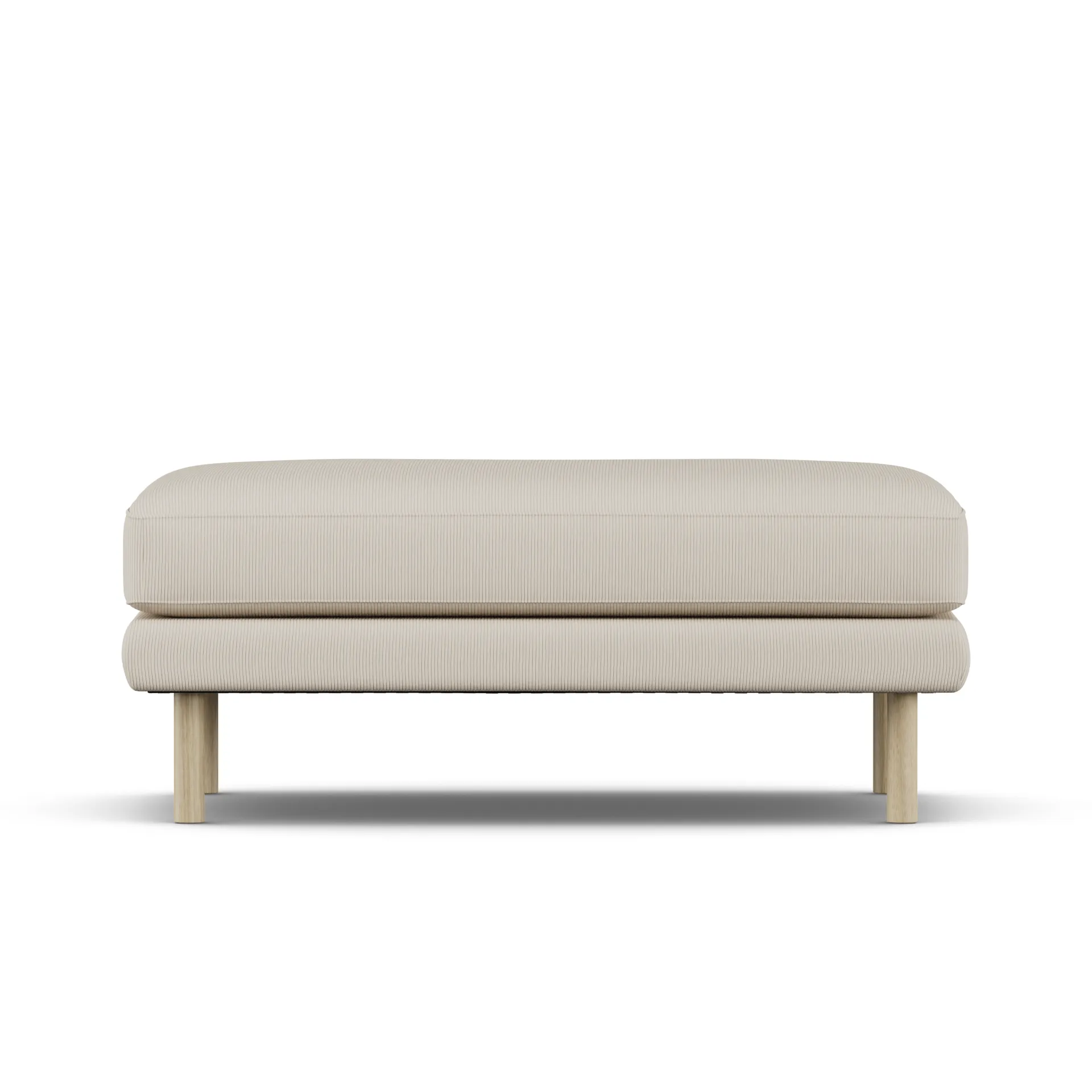 Bredhult フットスツール, Jump Beige 1956-white-oiled oak 1898