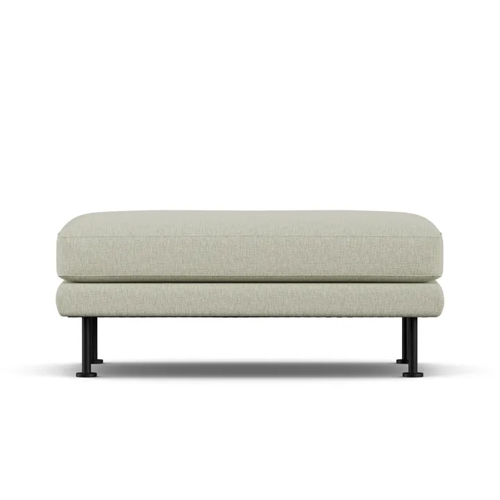 Bredhult フットスツール - Luiza Beige 3981-black steel - 1898