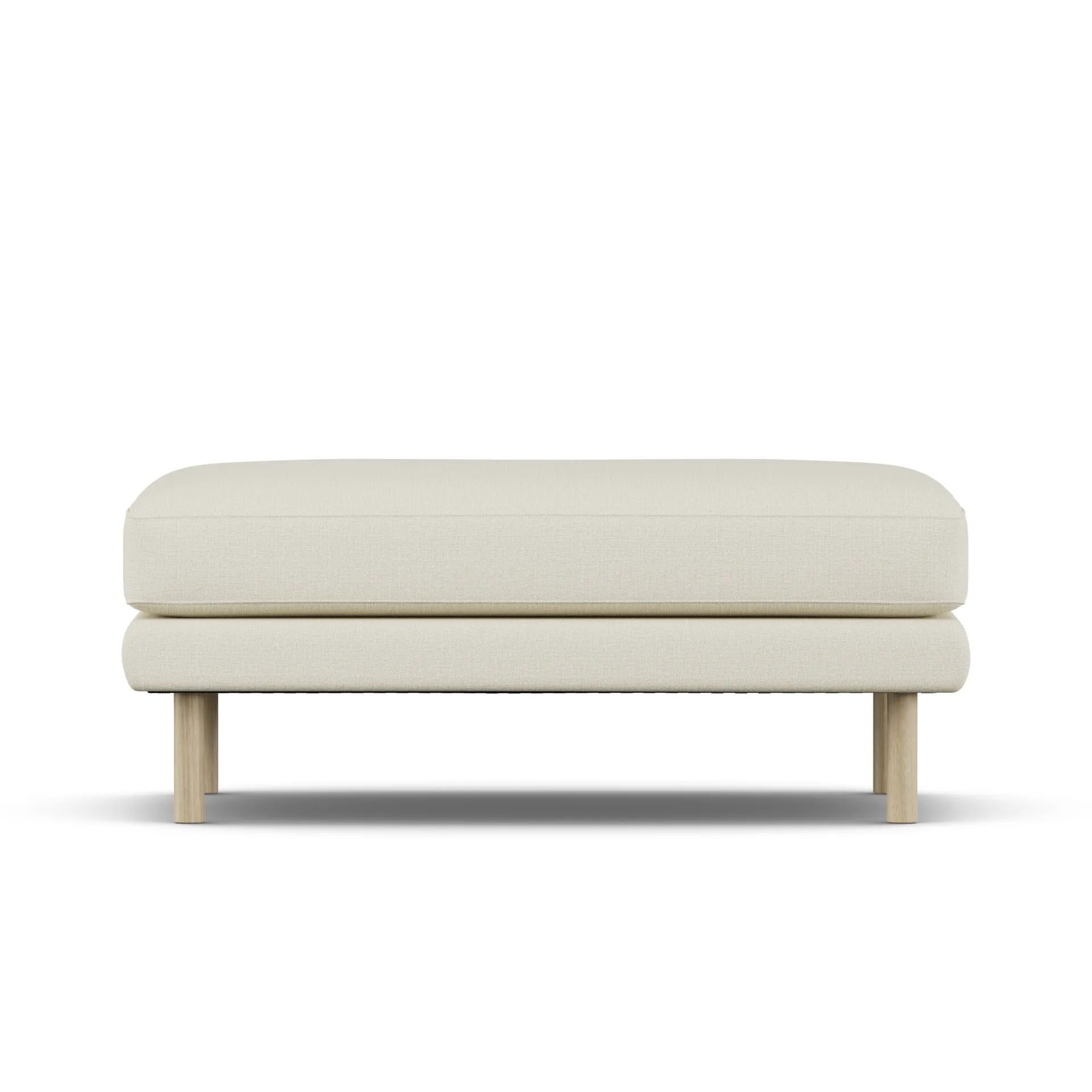 Bredhult フットスツール, Oslo Nature 1540-white-oiled oak 1898