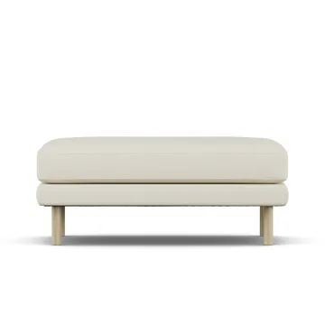 Bredhult フットスツール - Oslo Nature 1540-white-oiled oak - 1898