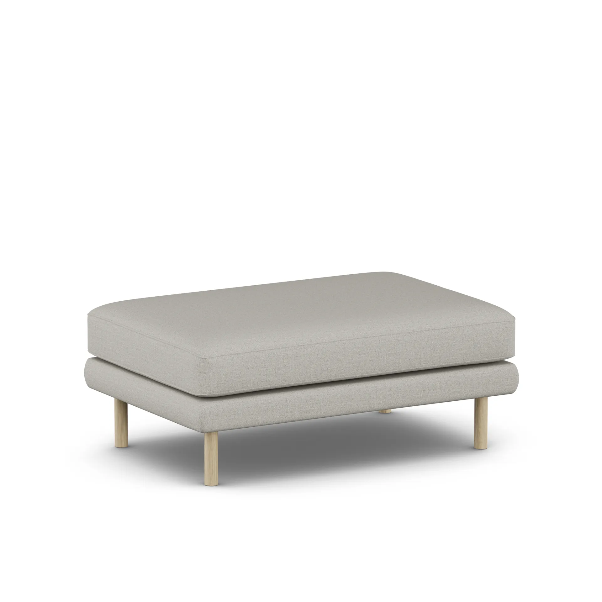 Bredhult フットスツール, Same Grey 6673-white-oiled oak 1898