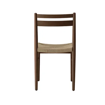 Fridhem ダイニングチェア - Smoked lacquered oak-natural woven - 1898
