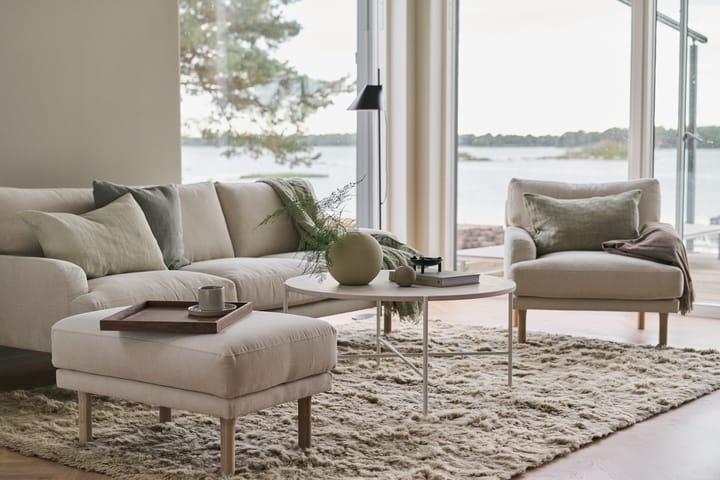 Lidnäs フットスツール, Caleido beige 1898