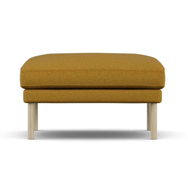 Linnevik フットスツール - Luiza Mustard 3972-white-oiled oak - 1898
