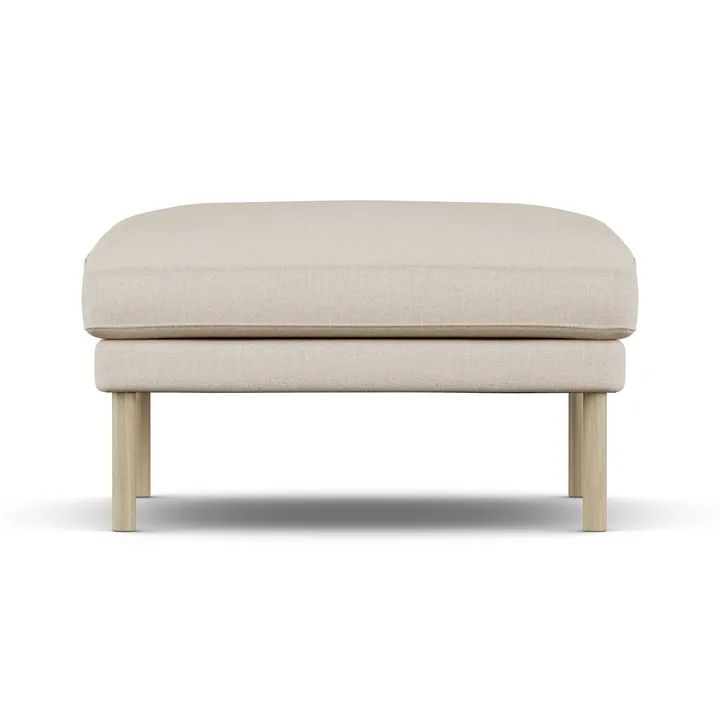 Linnevik フットスツール - Same Beige 6670-white-oiled oak - 1898