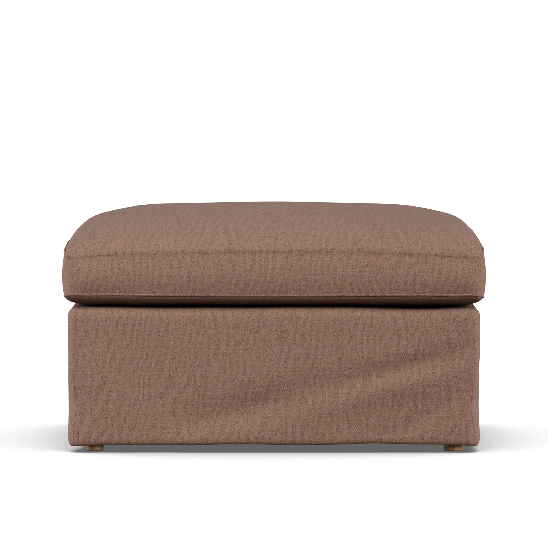 Linnevik フットスツール, Same Rust 6675-white-oiled oak, with skirt 1898